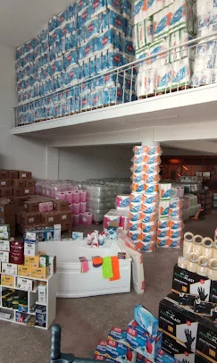 Sivpak Sivas toptan ambalaj deposunda koli ve ürün stokları