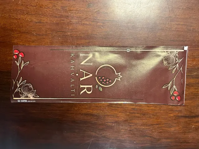 Kahvaltı salonu için özel baskılı ıslak mendil örneği